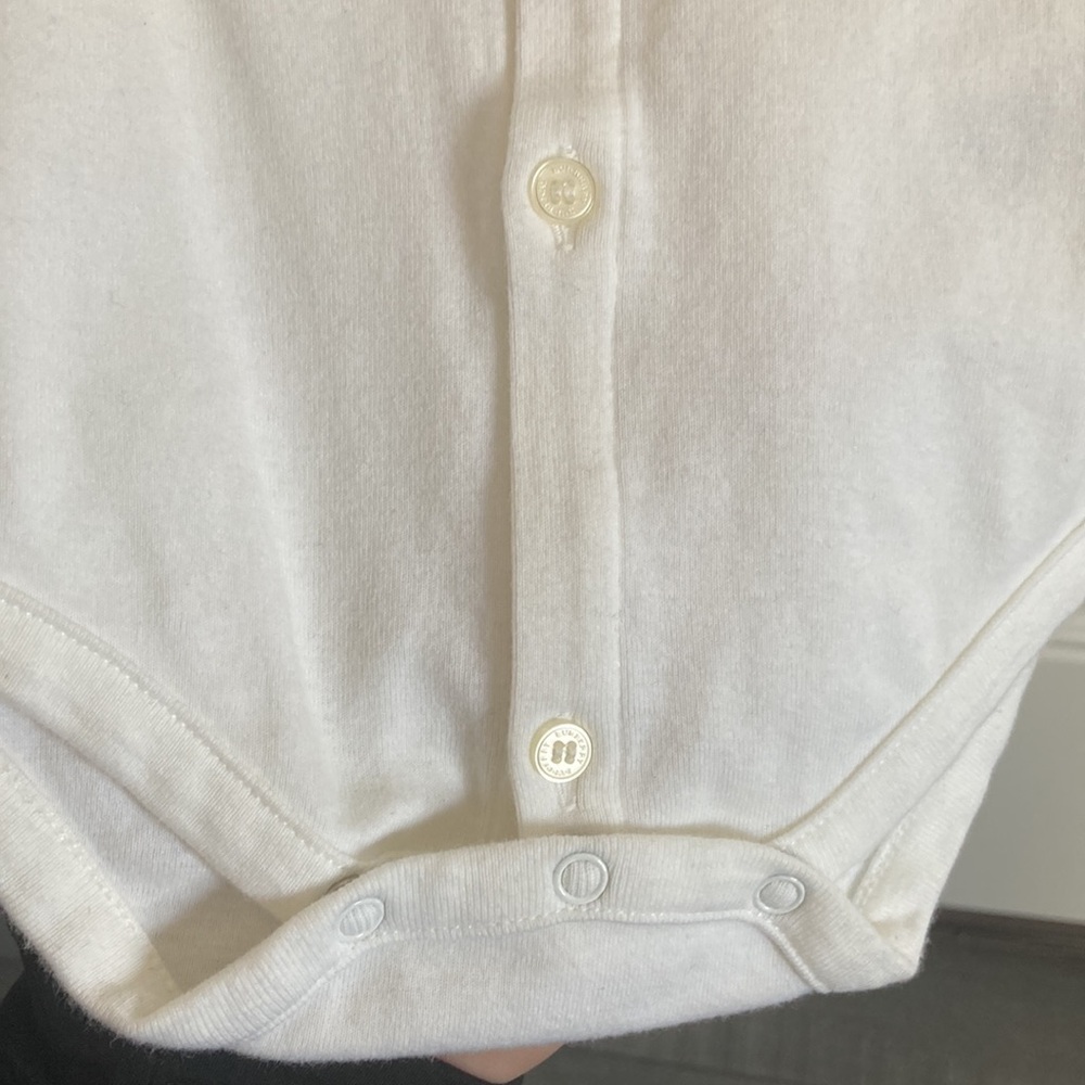 Burberry Baby Onesie With Plaid - Picture 4 of 5